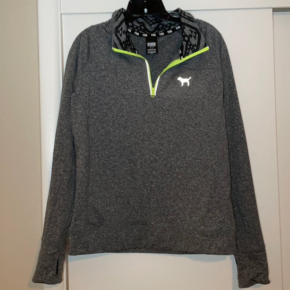 Victoria’s Secret PINK Quarter Zip Pullover Sweatshirt